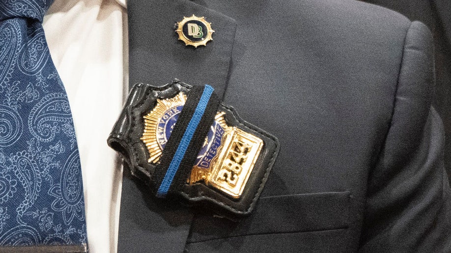 NYPD officer's badge