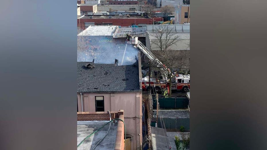 Massive 5-alarm fire breaks out at Brooklyn Catholic church during Easter Sunday services