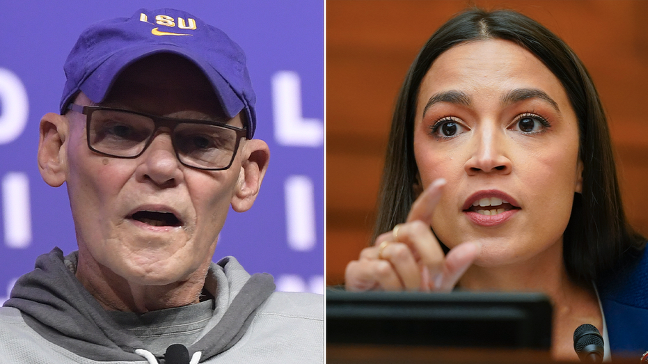AOC triggered by Carville’s knock on ‘preachy females’ dominating Democratic Party: ‘Start a podcast about it’