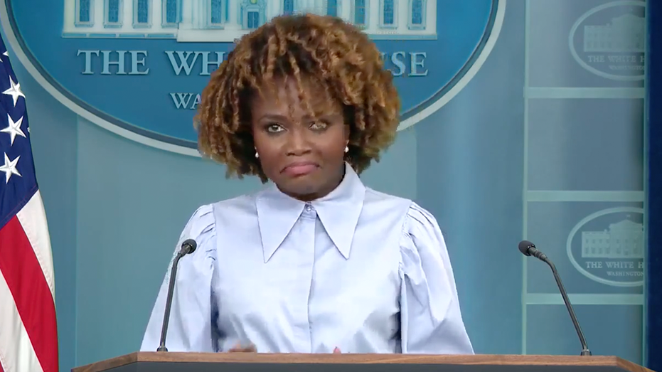 Karine Jean-Pierre battles press over Biden's reliance on notecards: 'Thank you so much for interjecting'
