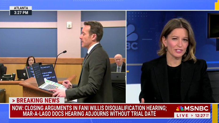 MSNBC host bashes Fulton County attorney in Fani Willis hearing: 'Is this the best the DA’s team has?'