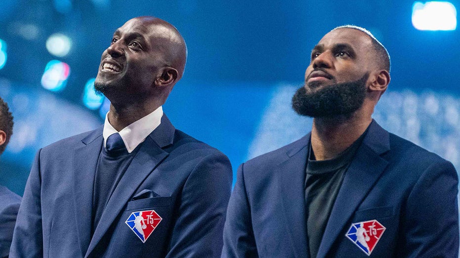 Former NBA star Kevin Garnett references LeBron James in