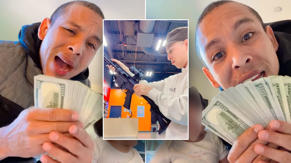 Freeloading migrant influencer mocks US taxpayers who ‘work like slaves’ while waving cash in latest videos