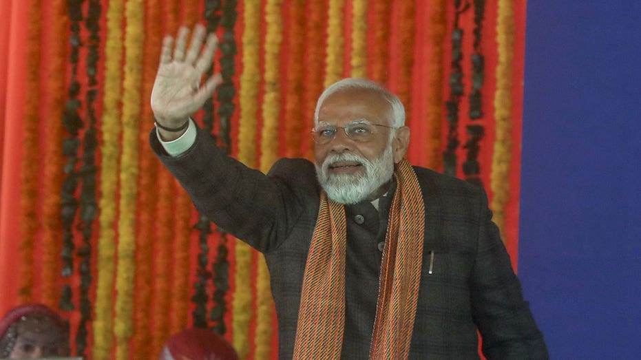 Indian Prime Minister Narendra Modi visits Kashmir’s main city to discuss development projects