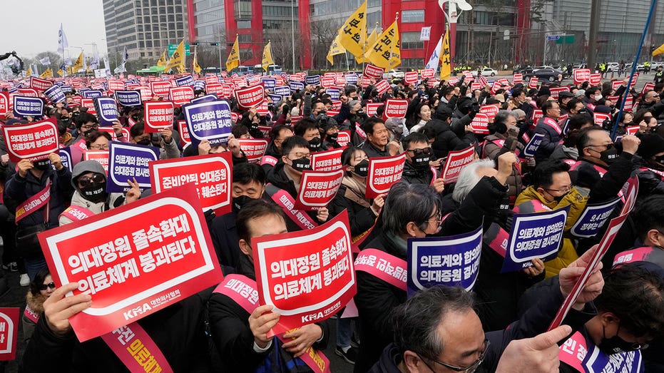 South Korea suspends licenses of 2 doctors for allegedly inciting weeks of medical walkouts