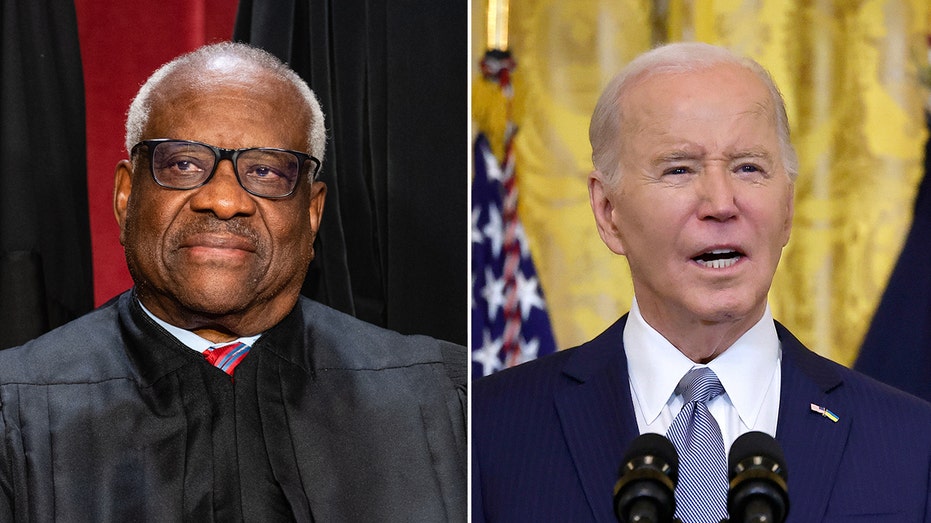 Biden disparages Clarence Thomas as justice who 'likes to spend a lot of time on yachts'