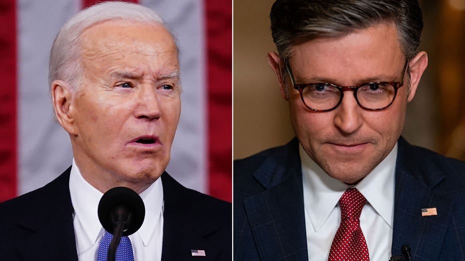 Biden's 'dead on arrival' jab at Speaker Johnson bewilders social media users: 'What does that even mean?'
