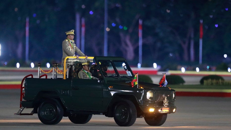 Burmese military junta flaunts strength at annual parade, despite unprecedented losses to rebel forces