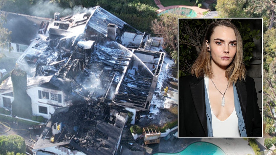 Cara Delevingne’s Los Angeles house destroyed by fire that sent firefighter to hospital