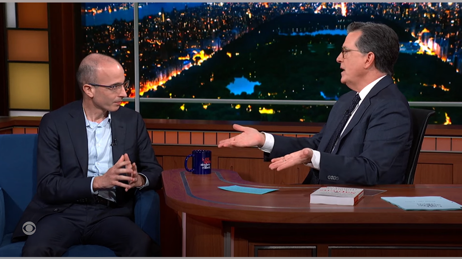 Colbert clashes with guest about AI's future, says he's 'ready for the machines' to be in charge