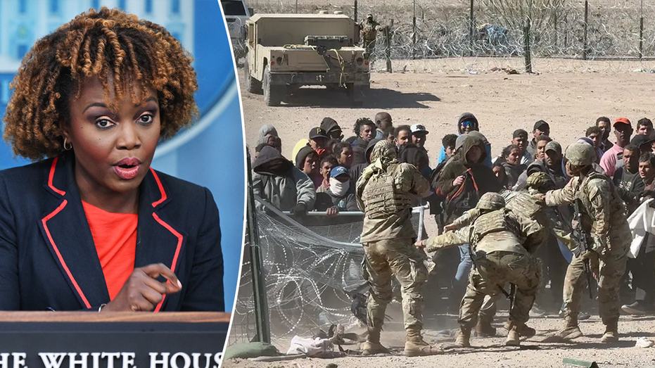 Karine Jean-Pierre bashed for suggesting migrants storming border is Abbott’s responsibility: ‘Beyond belief’