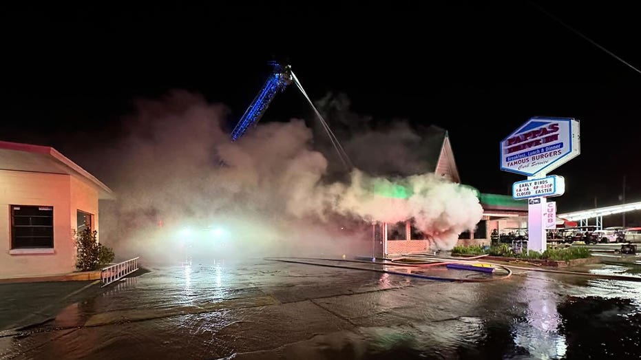 Florida drive-in restaurant featured in new Brad Pitt film goes up in flames