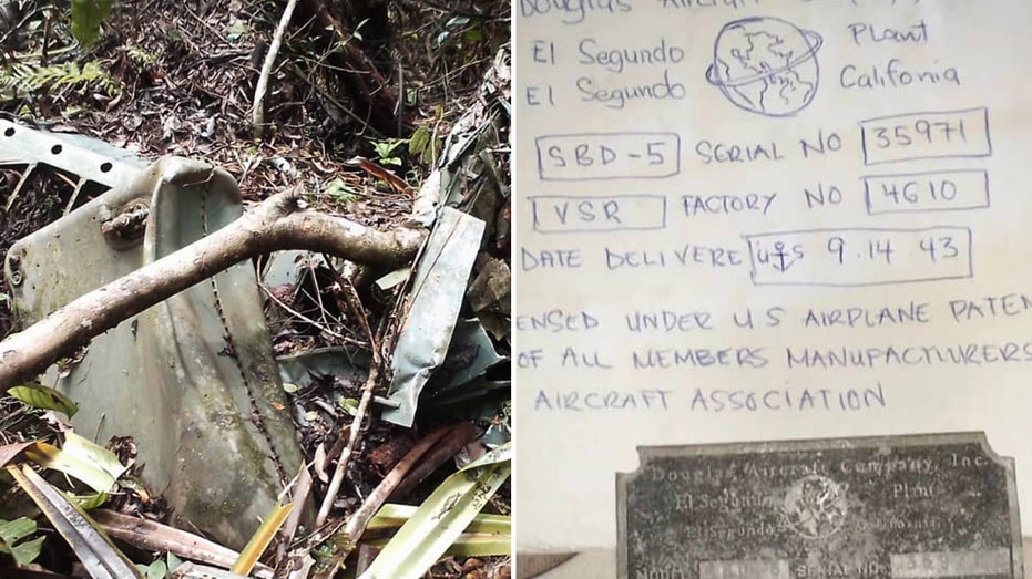 World War II plane found in Papua New Guinea 80 years after shot down by Japanese, leaving two missing