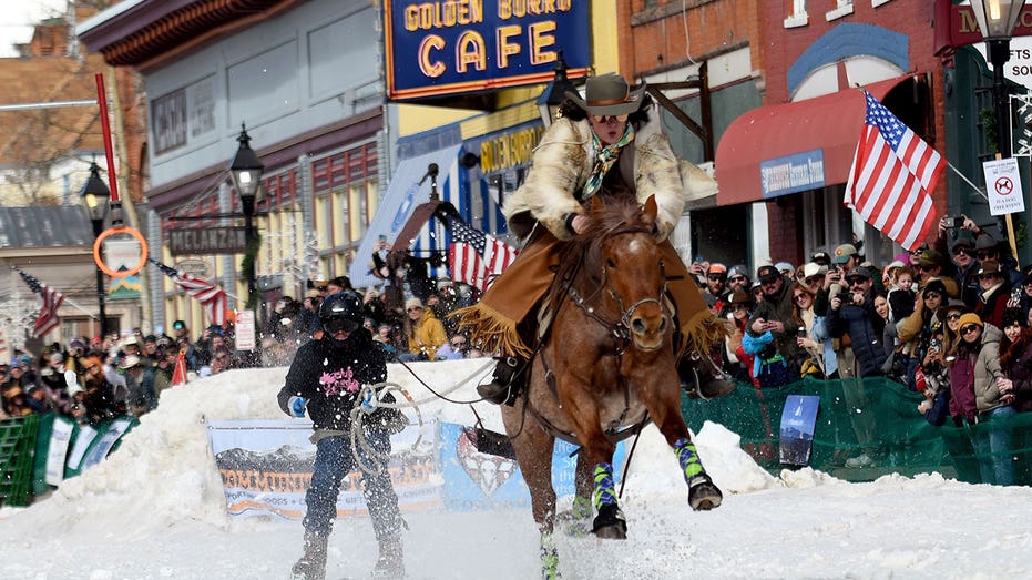 Popular sport known as 'skijoring' blends rodeo and skiing in Colorado
