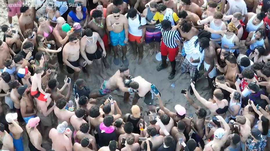 Florida spring break draws massive crowds, beach boxing matches to Fort Lauderdale