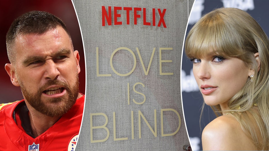 ‘Love is Blind’ star responds to Travis Kelce’s ruthless mocking, pleads with Taylor Swift not to watch