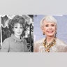 Barbara Rush then and now split