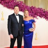 Brendan Fraser and Jeanne Moore Oscars