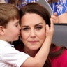 Princess Catherine gets a kiss from son, Prince Louis