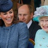 Princess Catherine share a laugh with Queen Elizabeth.
