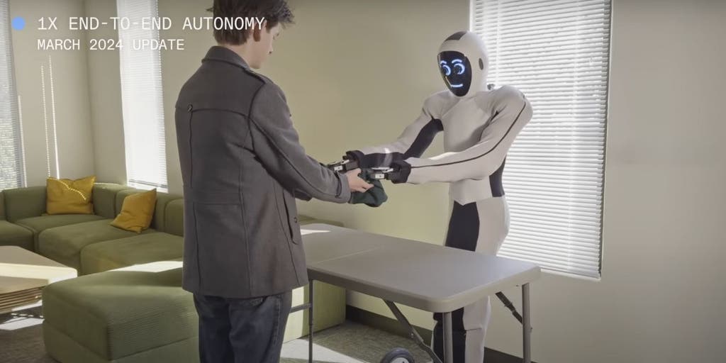 How 1X's humanoid robot is putting a stop to you having to fold laundry - Vimarsana News