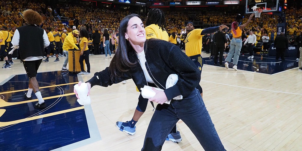 WNBA star Caitlin Clark autographs ultrasound photo during appearance at  Pacers playoff game | Fox News