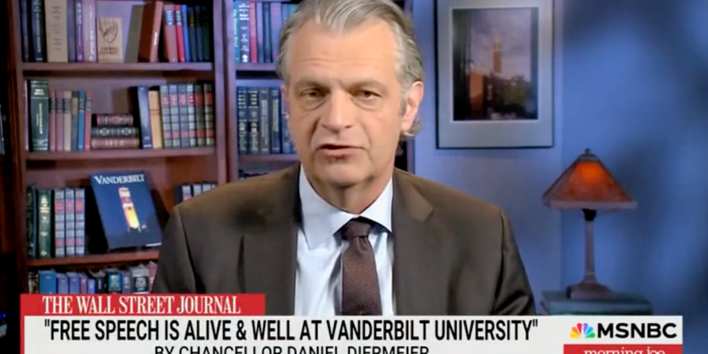 Vanderbilt chancellor slams violent anti-Israel agitators on campuses: 'Nothing to do with free speech' - Vimarsana News