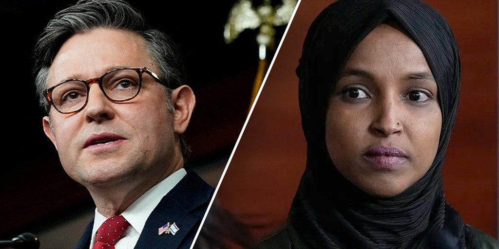 Mike Johnson hits back at Ilhan Omar’s ‘absurd’ criticism of his Columbia  visit