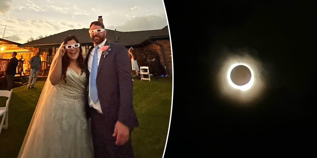 Texas couple says 'I do' in 100% totality during solar eclipse: 'Just magical' - Vimarsana News