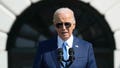 President Joe Biden speaks during a State Arrival Ceremony with Japanese Prime Minister Fumio Kishida on the South Lawn of the White House on April 10, 2024, in Washington. When asked about Australia&apos;s request for the U.S. to drop its prosecution against Julian Assange that day, Biden said he was considering it.