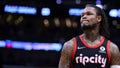 Ben McLemore #23 of the Portland Trail Blazers reacts against the New Orleans Pelicans during a game at the Smoothie King Center on April 07, 2022 in New Orleans, Louisiana.