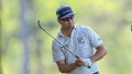 Zach Johnson of The United States plays his second shot on the 14th hole during the second round of the 2024 Masters Tournament at Augusta National Golf Club on April 12, 2024 in Augusta, Georgia.