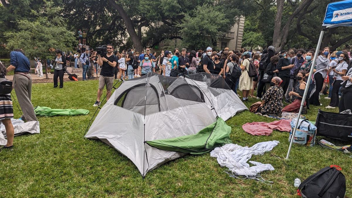 Tent at UT Austin