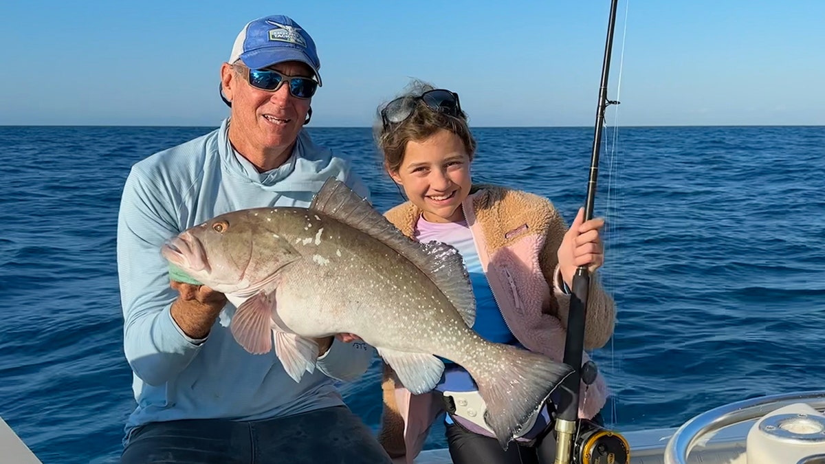12-year-old Florida fisher sets world records catching 58-pound fish