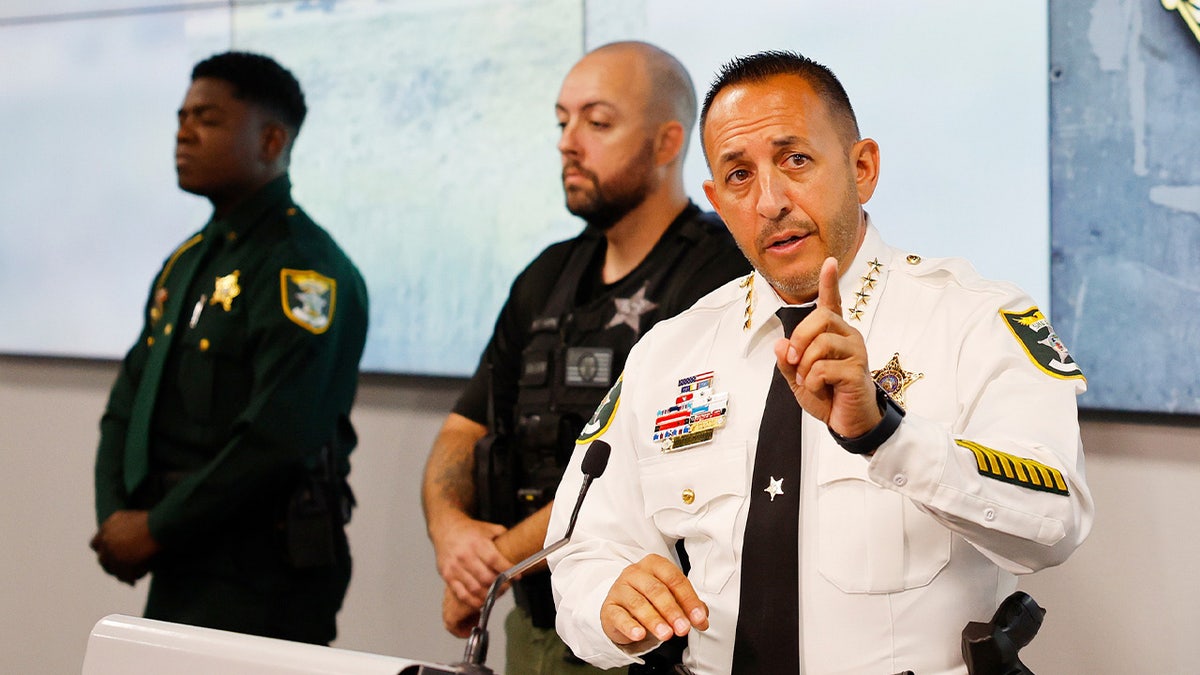 Florida man caught on camera taking off his shoes, stomping on his pit bull puppy Sheriff Carmine Marceno