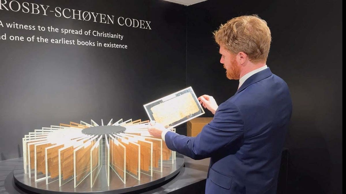 Christie's Senior Specialist, Medieval and Renaissance Manuscripts, Eugenio Donadoni, examines one of the oldest books in existence, the Crosby-Schoyen Codex, ahead of its auction.