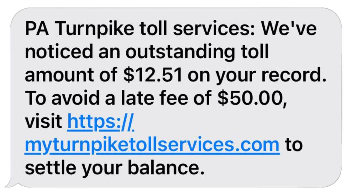 Turnpike Phishing Scam 4 