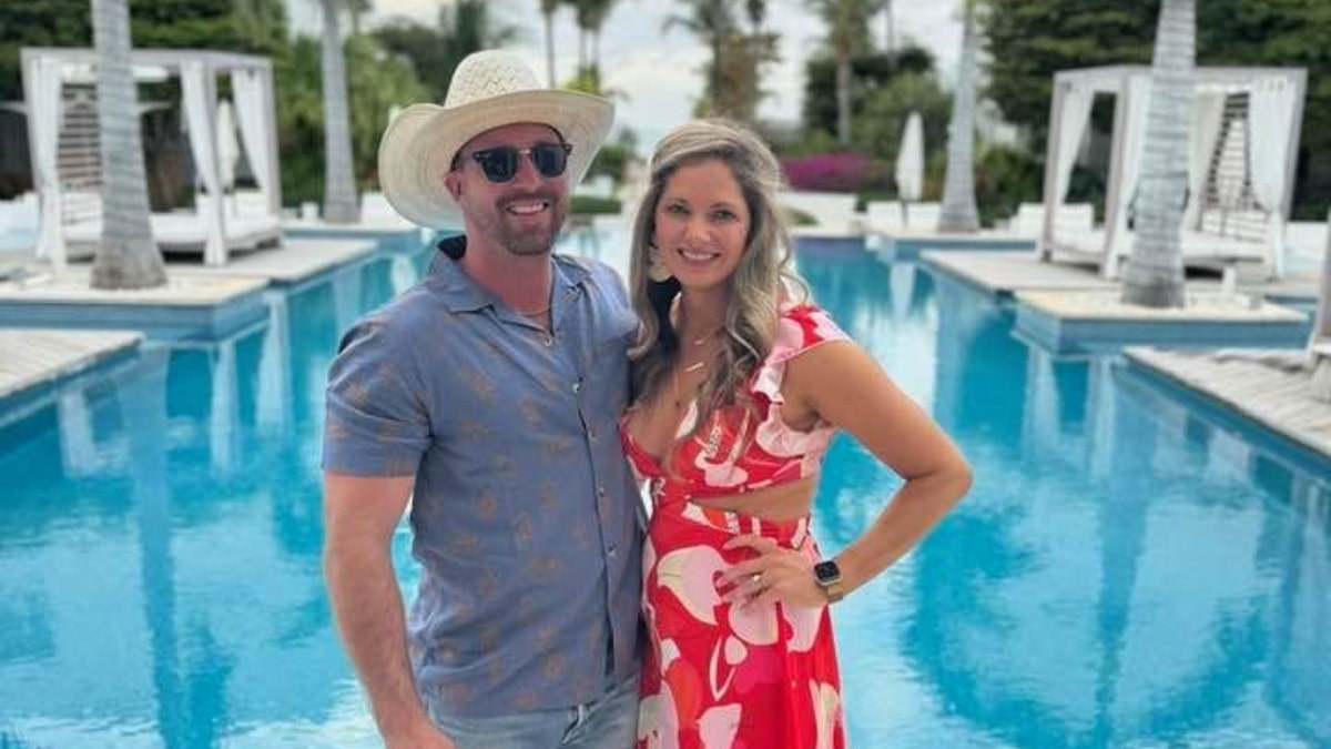 Ryan Watson and Valerie Watson on vacation in Turks and Caicos.