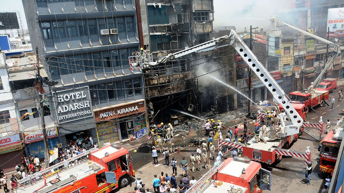 India firefighters