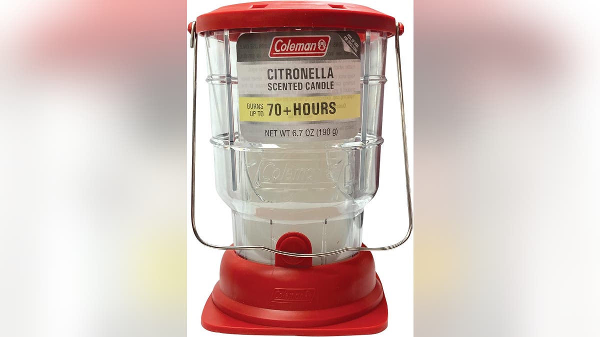 A citronella lantern will keep the bugs away for miles.