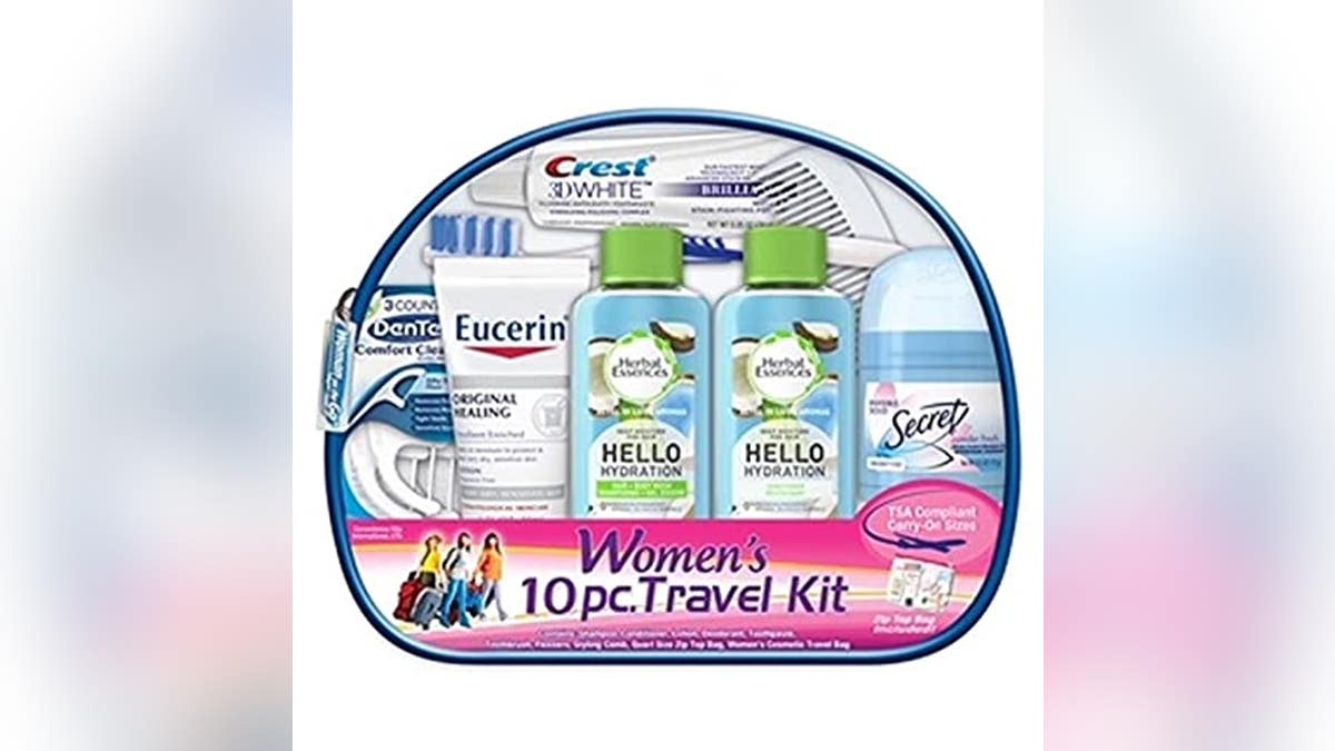 Get all the toiletries you need in one kit. 