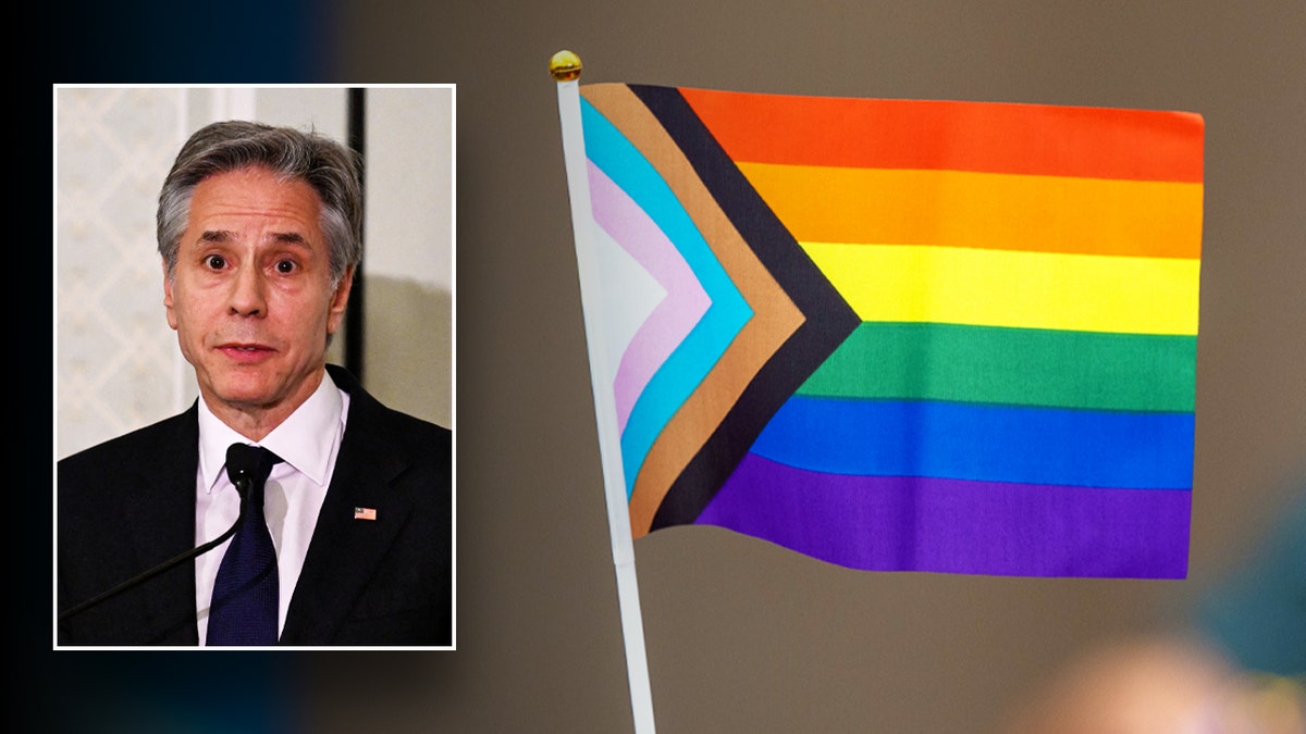 Antony Blinken, pride flag