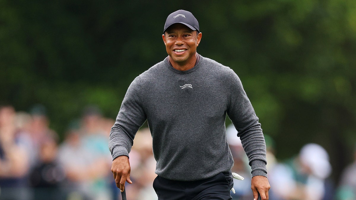 Golf fans react to Tiger Woods during Masters practice round 'He's