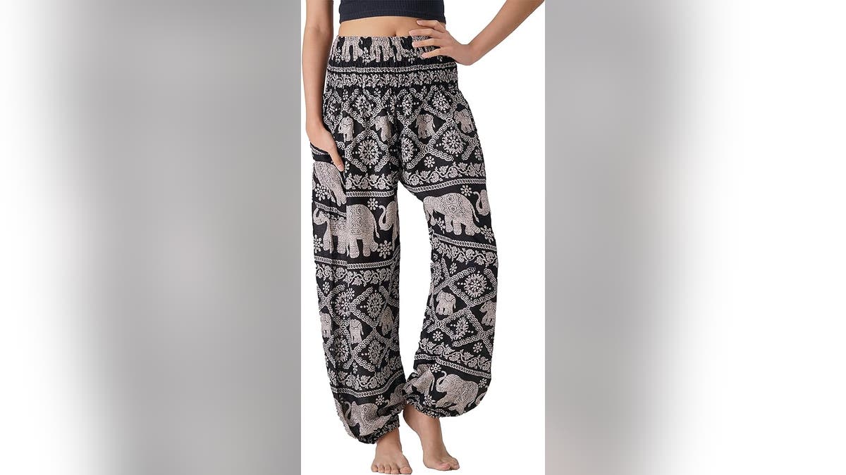 Elephant pants are light and breathable for ultimate comfort. 