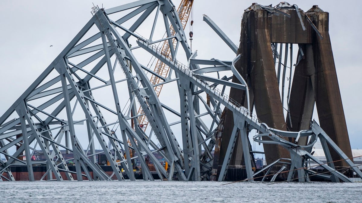 Collapsed Baltimore bridge