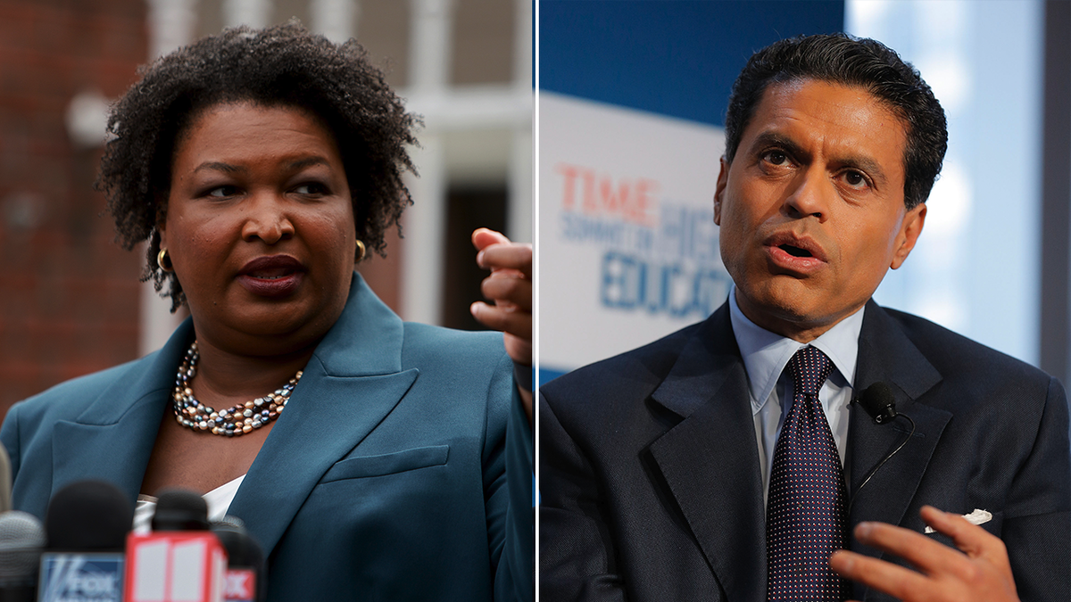 Stacey Abrams and Fareed Zakaria