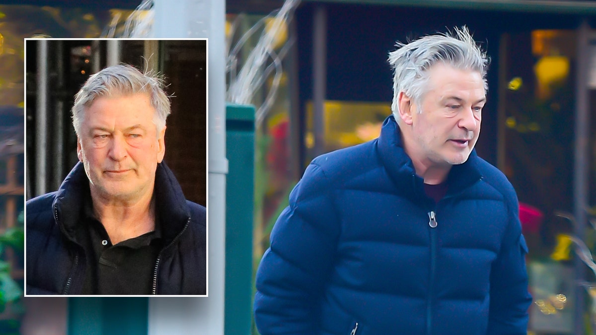 Alec Baldwin walking around NYC