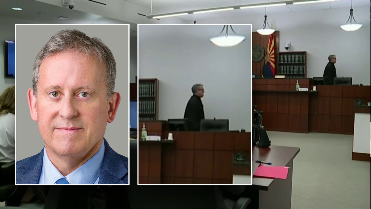 Arizona Judge Thomas Fink walks out of rancher George Kelly trial