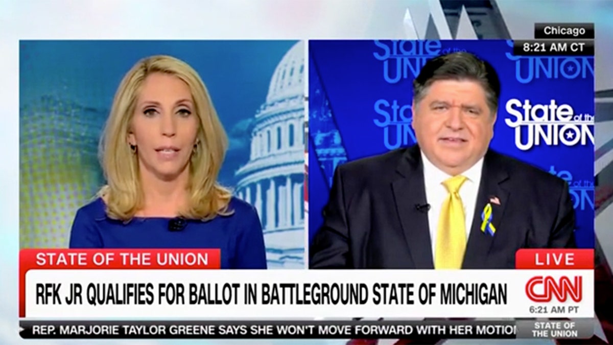 Dana Bash and J.B. Pritzker