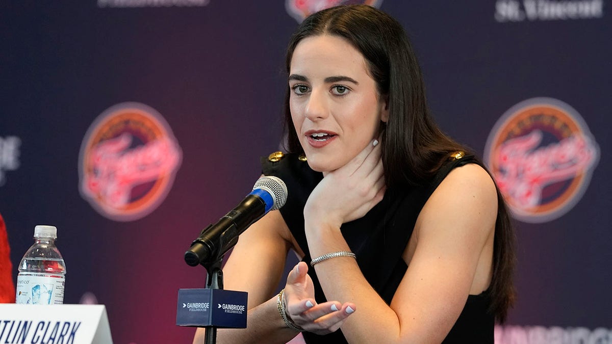 Caitlin Clark's first WNBA press conference